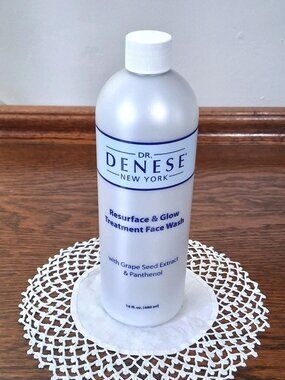 Dr. Denese Resurface & Glow Treatment Face Wash 16 fl oz NEW Unopened